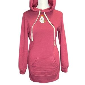 Halloween Hooded Pullover Long Sleeve Dress